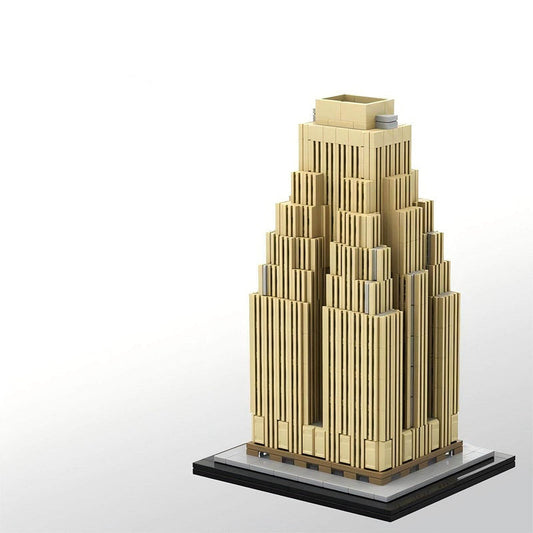 Wyndham New Yorker Hotel Building Kit | 1:800 LEGO-Compatible MOC - 3