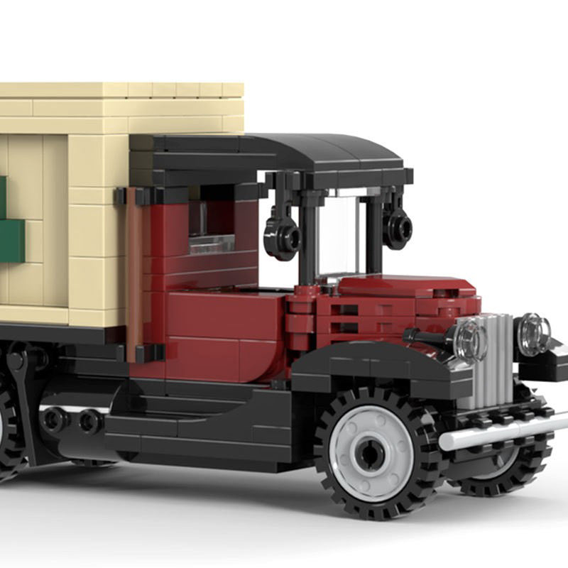X-mas Tree Truck Building Kit | Winter Village | LEGO-Compatible MOC - 2