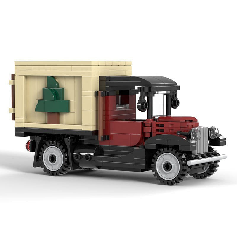 X-mas Tree Truck MOC Building Kit | Winter Village Christmas Vehicle - 4