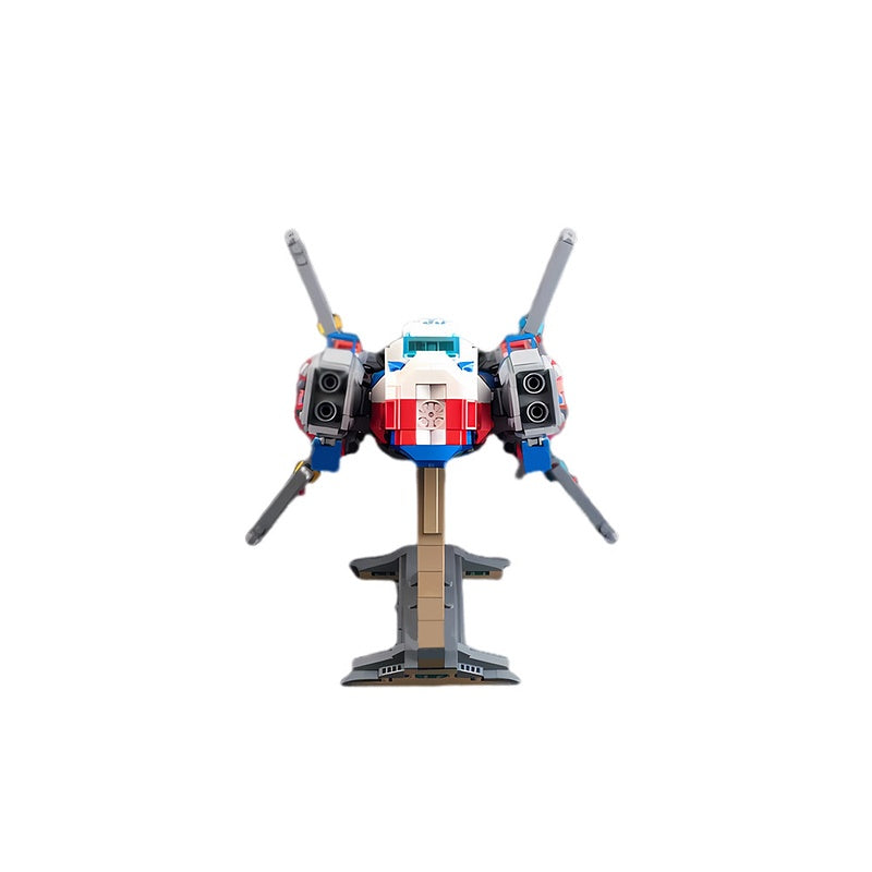 X1-B500 Freedom Starfighter Bomber Building Kit | LEGO-Compatible MOC - 5