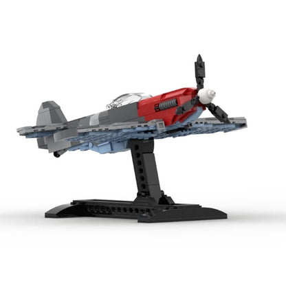 Yak-3 Fighter Aircraft MOC Building Kit | WWII Plane Model - 4