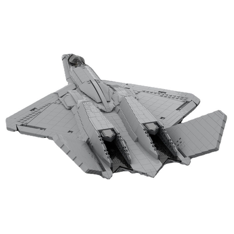 YF-23 Black Widow Stealth Fighter MOC Building Kit - Advanced Aviation Model - 4