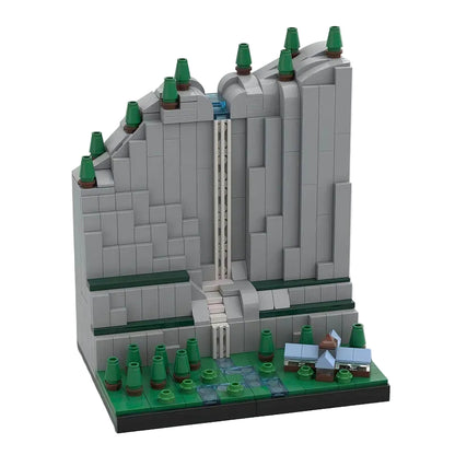 Yosemite Falls Architecture Building Kit | -Compatible MOC - 1