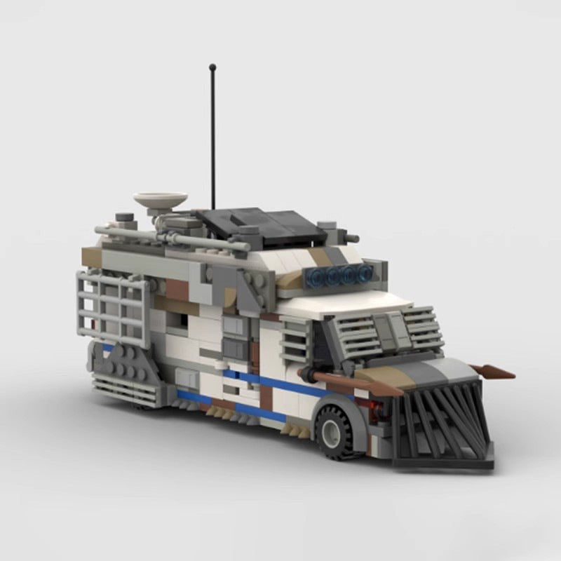 Zombie Doom Communication Car MOC Building Kit | Apocalypse Van - 5