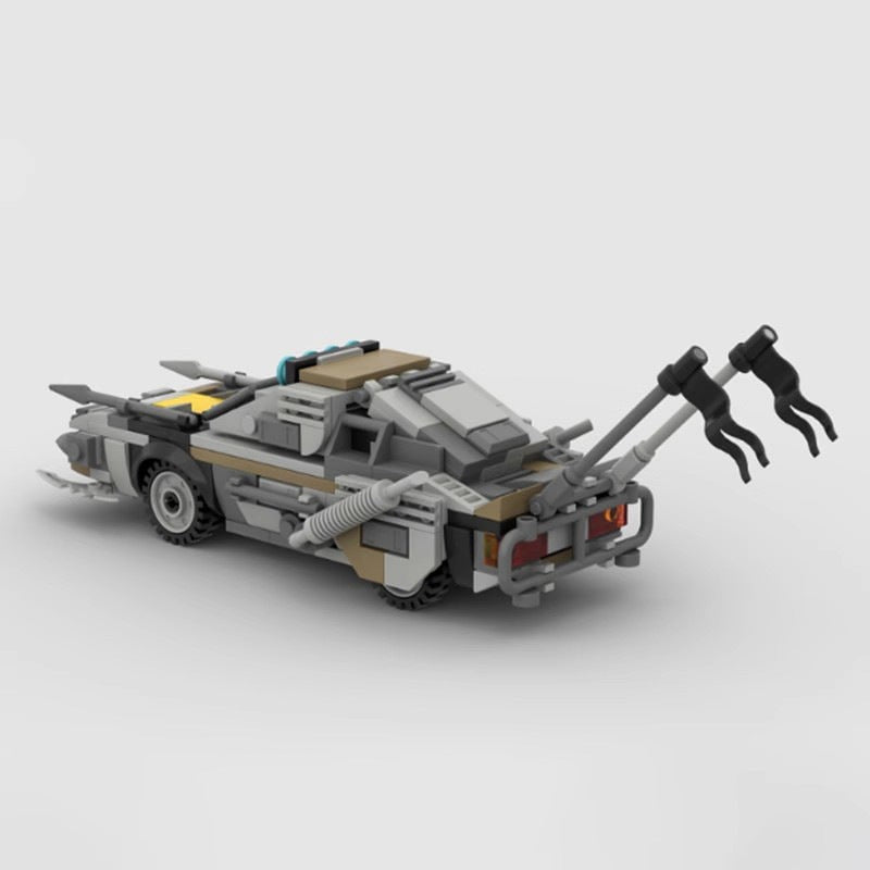 Zombie Doomsday Muscle Car MOC Building Kit | Apocalypse Vehicle Model - 2