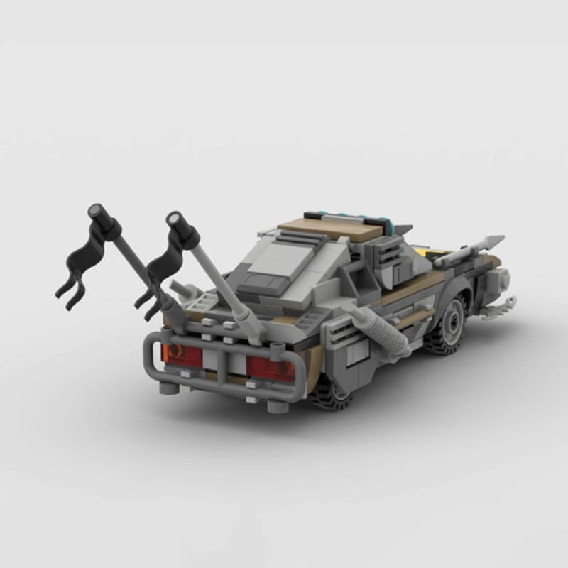 Zombie Doomsday Muscle Car MOC Building Kit | Apocalypse Vehicle Model - 3